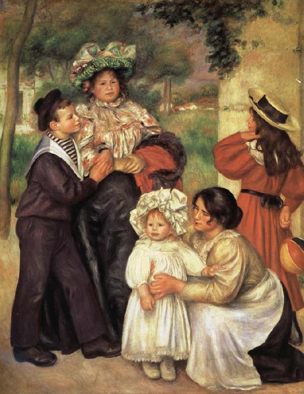 Pierre Renoir The Artist's Family oil painting picture